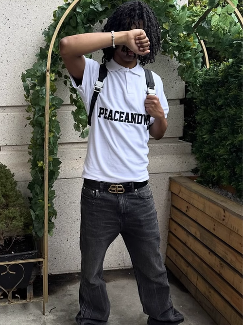 PEACEANDWAR Polo Shirt